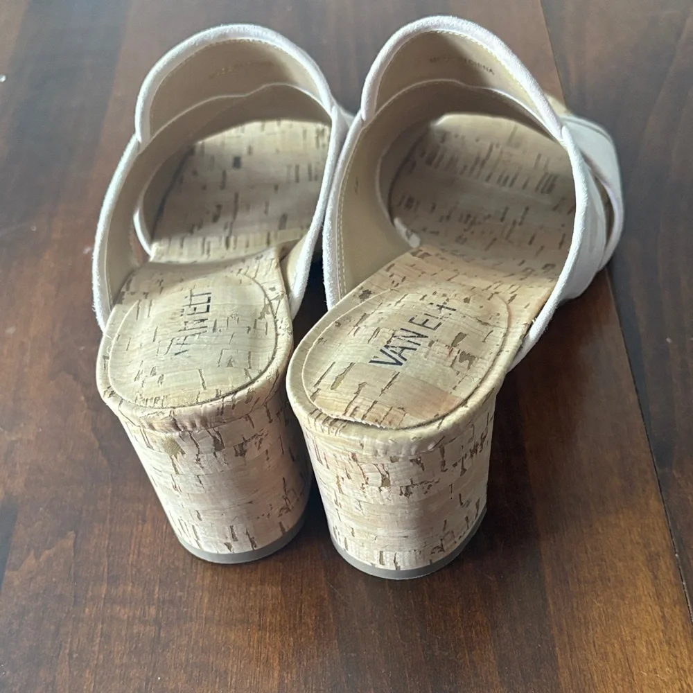 Vaneli Women's Cream Crossover Mules - Picture 3 of 8